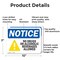 Signmission No Drugs No Alcoholic Beverages Allowed, 10 in W x Rectangle, Aluminum OS-2PACK-NS-A-710-L-16075 - alternate 5